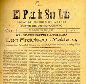Promulgación del Plan de San Luis