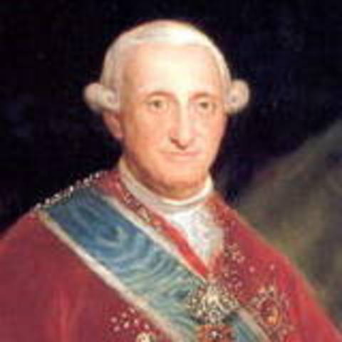 Overthrow of the king of Spain by Napoleon