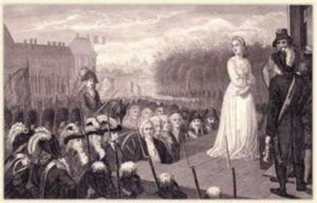 Marie Antoinette is Executed