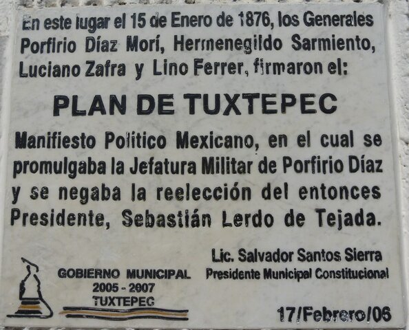 Plan de tuxtepec