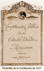 La promulgación de la Constitución de 1917