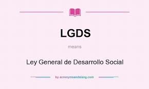 Ley General de Desarrollo Social