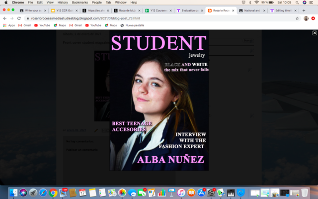 Student Magazine Front Cover