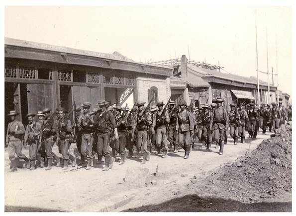 Envío de tropas a China