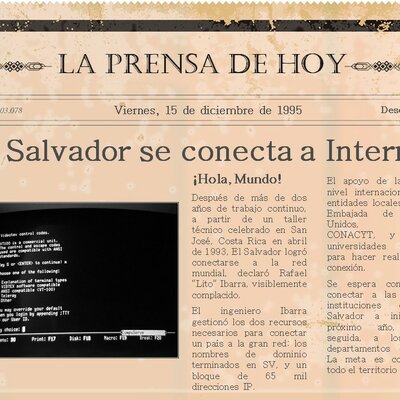 Timeline: HISTORIA DE EL INTERNET EN EL SALVADOR