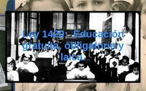Ley N 1420 Educación común.