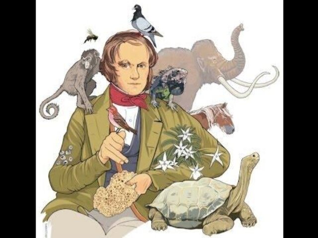 Darwin  hace pública su teoria sobre la evolucion de las especies