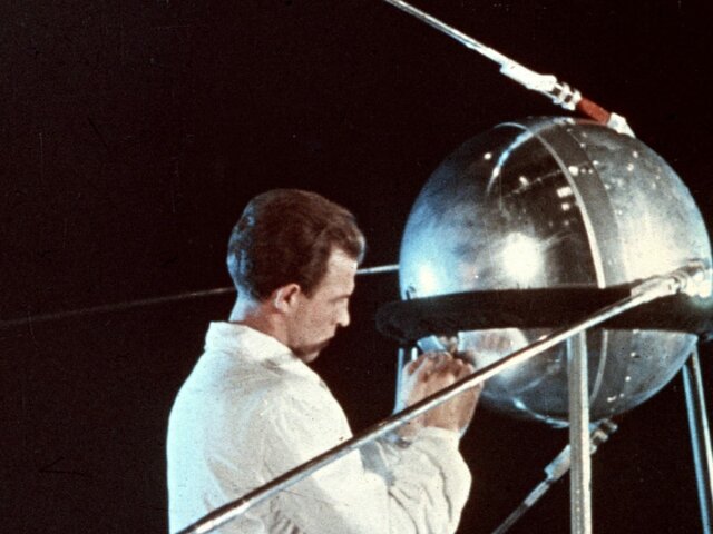 Creation of Sputnik. Start of the Space Race. (Q. 2)