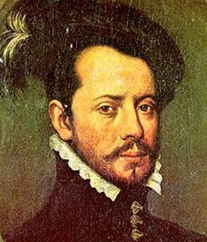 Hernan Cortes arrives in Mexico