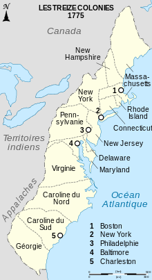 Prospérité dans les 13 colonies