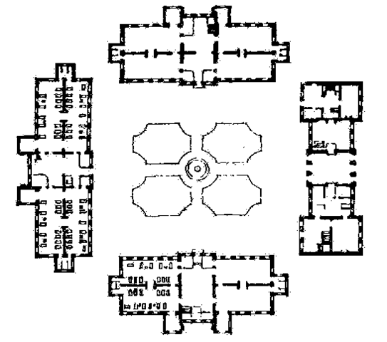 Tipo Pabellonal - Circulaciones abiertas