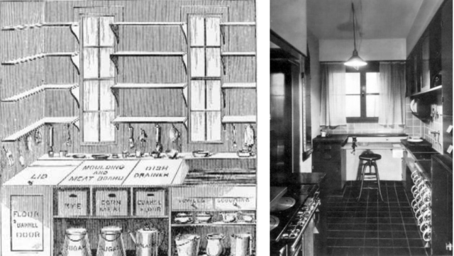 La assembled kitchen-Cocina Americana