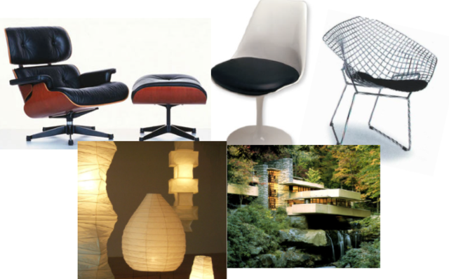 Diseño de mobiliario del Estilo Internacional