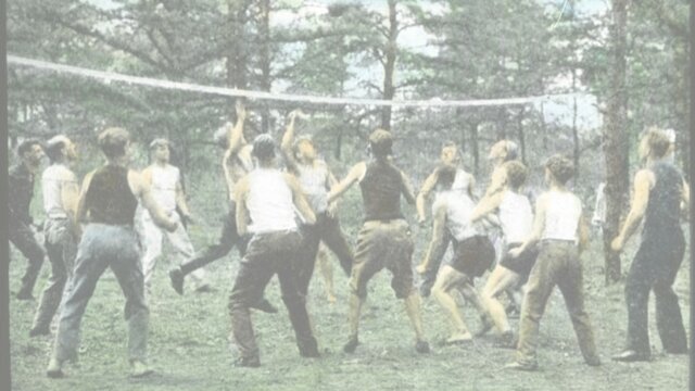 First "match" and a NET between two trees