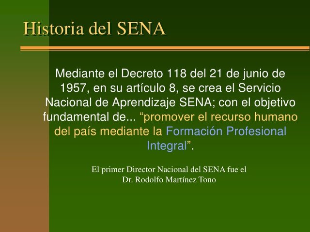 Institución del SENA