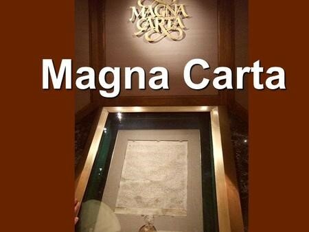 La carta magna