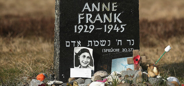 Anna Frank mor