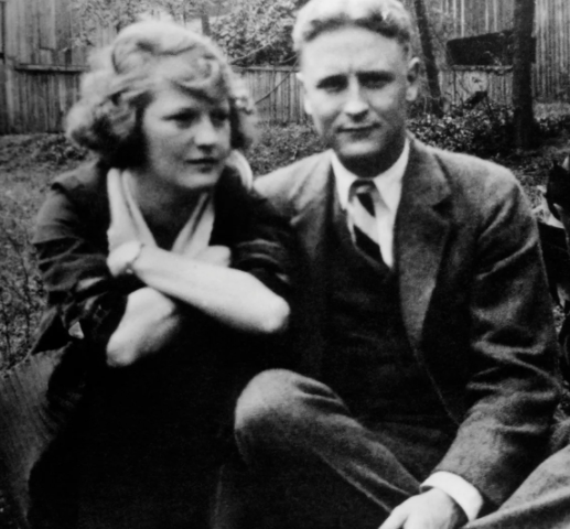 At Camp Sheridan he falls in love with Zelda Sayre.