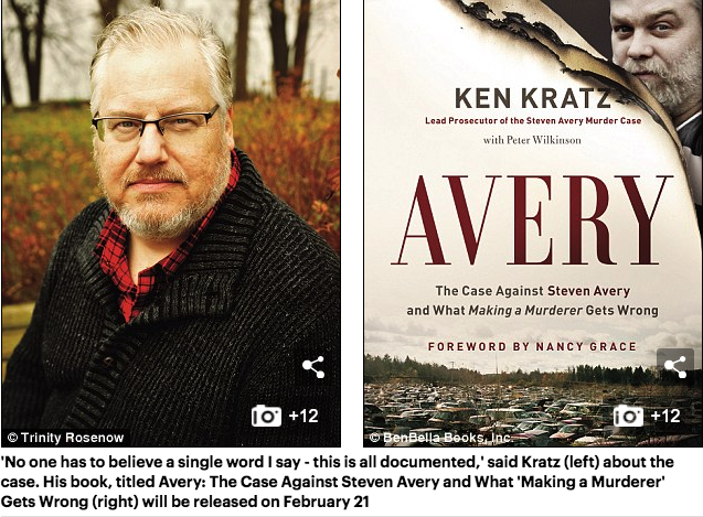 Ken Kratz interviews with dailymail.com regarding his book