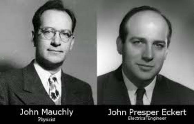 John William Mauchly  y  John Presper Eckert