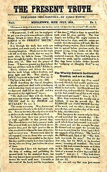 Publicación de "History of the Sabbath and First Day of the Week"