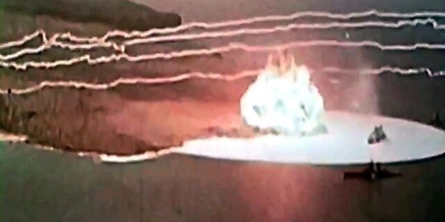 Explosión de gasoducto soviético