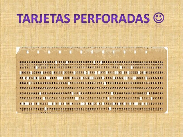 Origen: Tarjetas perforadas