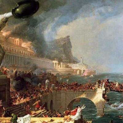 Timeline: Acontecimientos de la caída del Imperio Romano.