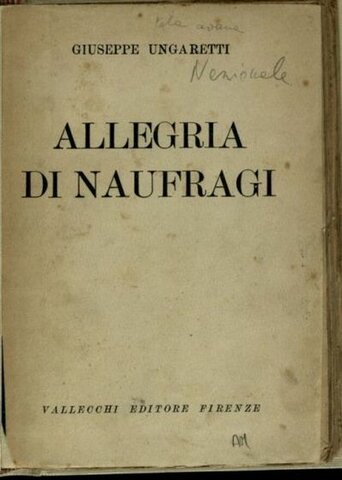 ALLEGRIA DI NAUFRAGI