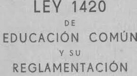 Timeline: LEY DE EDUCACIOM COMUN 1420: Establecía una escolaridad obligatoria de siete años, que ya hace mucho que ha dejado de ser suficiente. La escuela tradicional tenía como compromiso que los chicos adquirieran saberes.