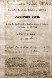 1888 - LEY DE MATRIMONIO CIVIL