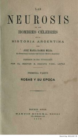 1899 - ESCUELA NEUROBIOLOGICA ARGENTINA GERMANA.
