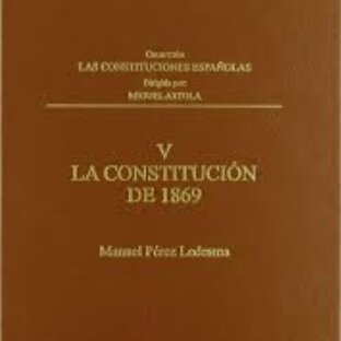 Constitución de 1869 Poder Parlamentario.