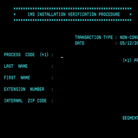 Década de 1960: Base de datos jerárquicas: IMS