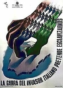 Los primeros soldados italianos, enviados por Mussolini, llegan a para ayudar a las fuerzas franquistas.