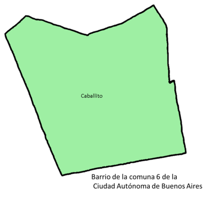 Barrio céntrico densamente poblado.