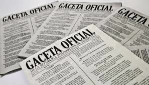 GACETAS OFICIALES
