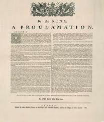 Proclamation Royal