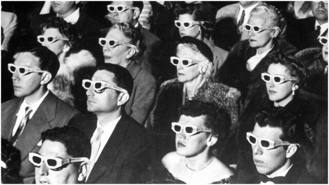 First 3-D Film