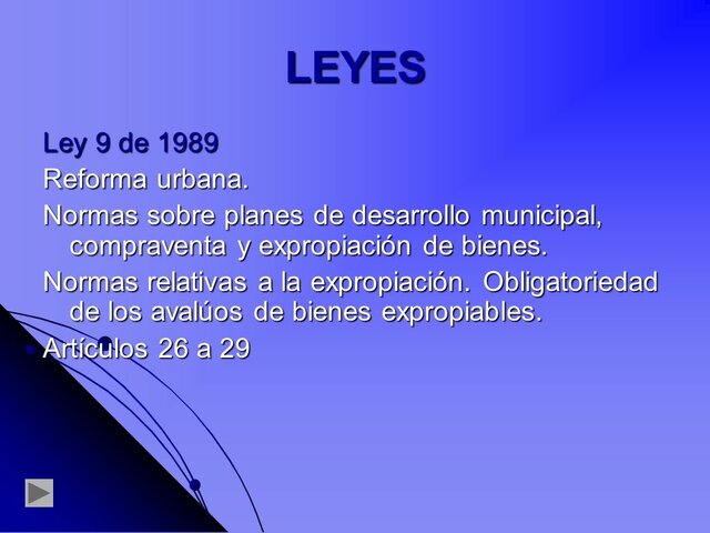 LEY DE REFORMA URBANA