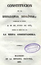 La Constitución de 1837