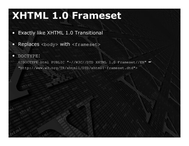 XHTML