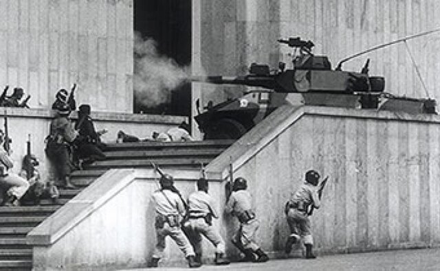 EL M-19 de toma el Palacio de Justicia.