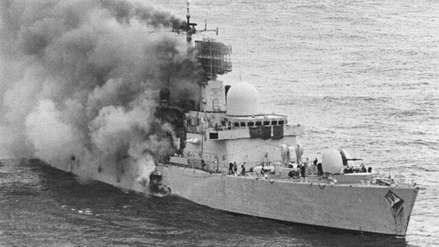 Destrucción del HMS Sheffield