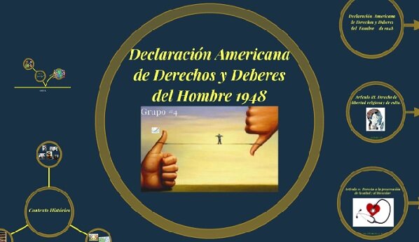 Declaración Americana de los Derechos y Deberes del Hombre