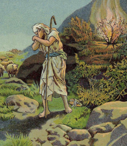 Moses in Midian