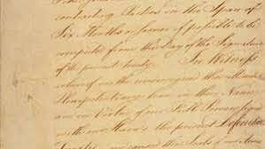 Treaty of Paris is Signed