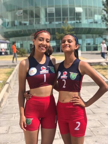 Competí en voleibol playero