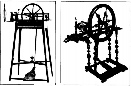 Hiladoras de rueda del SXVIII