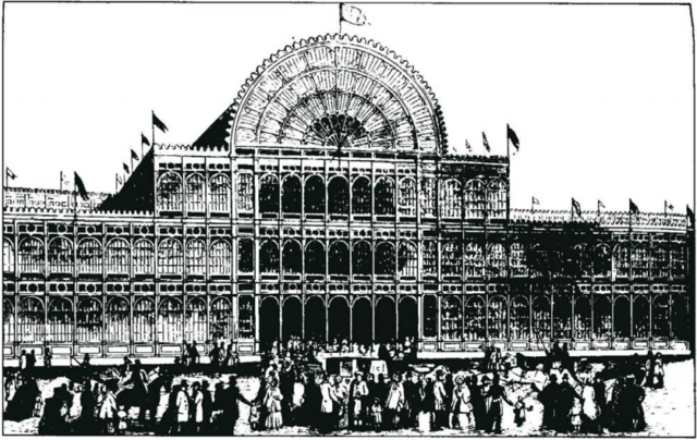 El Palacio de cristal de Paxton, de la exposición Universal Londres